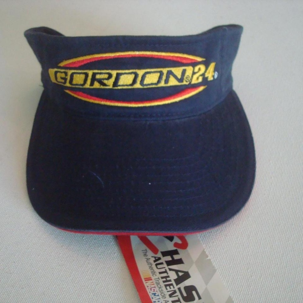 JEFF GORDON VISOR HAT CAP VINTAGE 00S Y2K J2